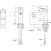 Смеситель для раковины Bravat Rhein F1429564BW-9-ENG  