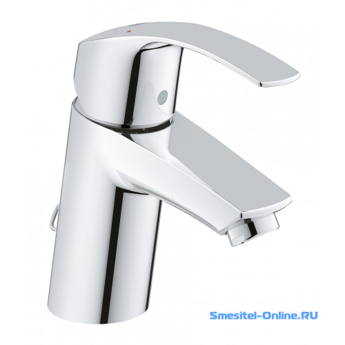 Фото Смеситель для раковины c цепочкой Grohe Eurosmart 2015 33188002 