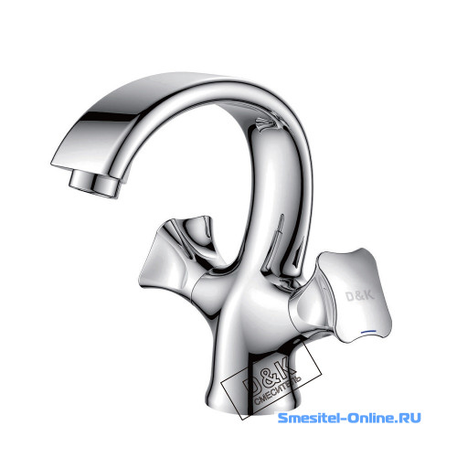 Фото Смеситель для раковины D&K Hessen Grimm хром Da1382101