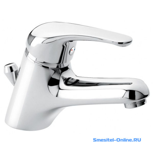 Фото Смеситель для раковины Emmevi Ambra 9003BC белый хром