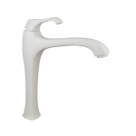 Смеситель для раковины высокий  Emmevi Ares 76006BIO белый матовый 