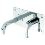 Смеситель для раковины настенный Emmevi Ares 76055CR хром с внутренней частью