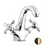 Смеситель для раковины Emmevi Deco Classic 12013NO черный золото