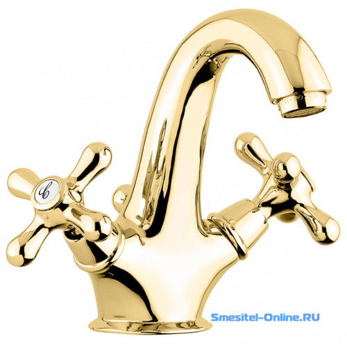 Фото Смеситель для раковины Emmevi Deco Classic 12013OR золото