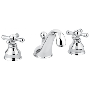 Смеситель для раковины Emmevi Deco Classic 12033BO белый золото