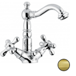 Смеситель для раковины Emmevi Deco Old 12615BR бронза