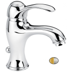 Смеситель для раковины Emmevi Harmony 22003CO хром золото