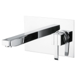 Смеситель для раковины настенный Emmevi Sicily 38055CR хром с внутренней частью