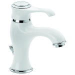 Смеситель для раковины Emmevi Tiffany 6003BC белый хром