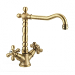 Смеситель для раковины Fiore Margot Sky Swarovski бронза 01ZZ0625