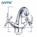 Смеситель для раковины Gappo G1089-4 бронза 