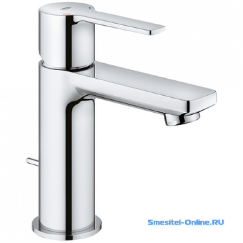 Фото Смеситель для раковины Grohe Lineare New 32109001 с донным клапаном