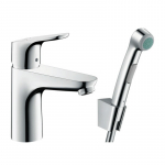  Смеситель для раковины Hansgrohe Focus с гигиеническим душем 31927000 