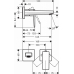 Смеситель для раковины настенный Hansgrohe Metropol 32525000 внутренняя часть дополнительно 