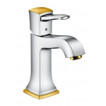 Смеситель для раковины Hansgrohe Metropol Classic 31300090 хром золото