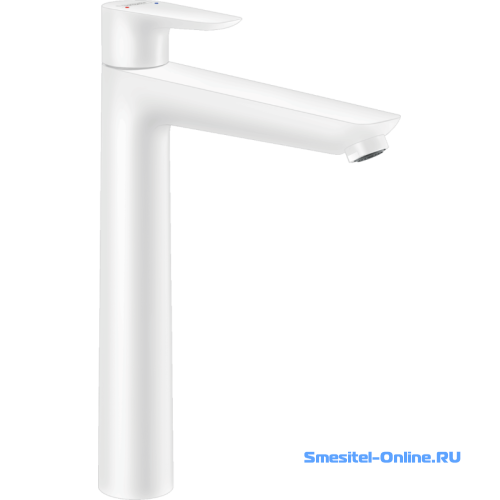 Фото Смеситель для раковины высокий Hansgrohe Talis E 71716700 белый