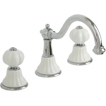 Смеситель для раковины Migliore Olivia 19007 белый, хром