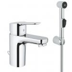  Смеситель для раковины с гигиеническим душем Grohe BauEdge 23757000 