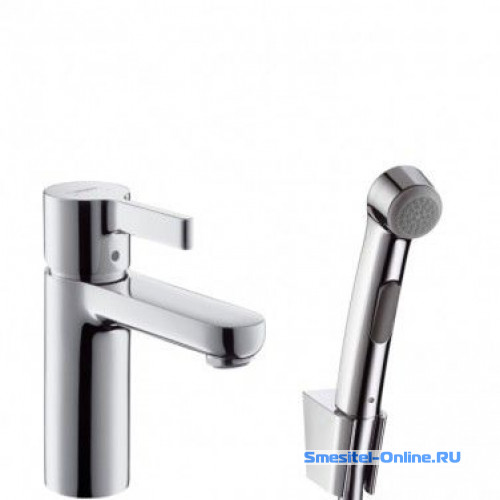 Фото Смеситель для раковины с гигиеническим душем Hansgrohe Metris S 31160000