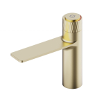 Смеситель для раковины   Savol матовое золото   S-601810LB