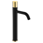  Смеситель для раковины высокий Boheme Stick Black 122-BG
