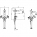 Смеситель для раковины высокий Boheme Tradizionale Chromo 272  