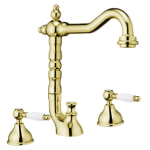 Смеситель для раковины Webert Dorian DO750202010 золото 