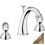 Смеситель для раковины Webert Karenina KA750101065 бронза кристаллы Swarovski