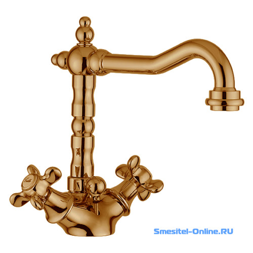 Фото Смеситель для раковины Webert Ottocento OT700302065 бронза