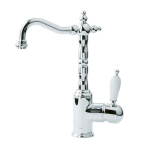 Смеситель для умывальника высокий Boheme Tradizionale Сhromo хром/керамика 262