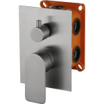 Смеситель для ванны  Belbagno NOVA NOV SDMC IN нержавеющая сталь