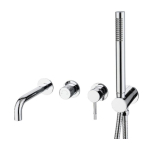 Смеситель для ванны Boheme Uno 464-3-CR хром