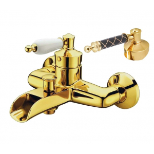 Смеситель для ванны Boheme Vogue 213-MR-B золото, черный