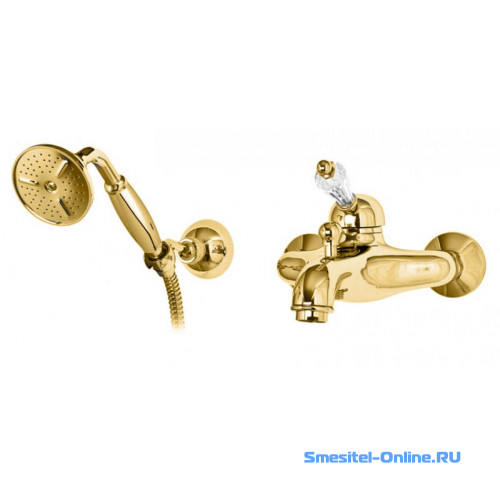 Фото Смеситель для ванны Cezares VINTAGE-VDM-03/24-Sw золото/Swarovski