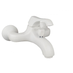 Смеситель для ванны Emmevi Ares 76001BIO белый матовый