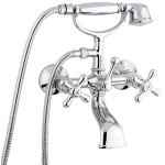  Смеситель для ванны Emmevi Deco Classic 12011BO белый золото