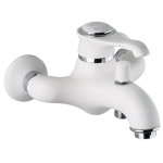 Смеситель для ванны Emmevi Tiffany 6001BIO белый матовый хром