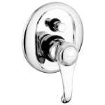 Смеситель для ванны Emmevi Tiffany 6019BC белый хром