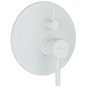 Смеситель для ванны Giulini Futuro F6564-3BO белый матовый Смеситель для ванны Giulini Futuro F6564-3BO белый матовый