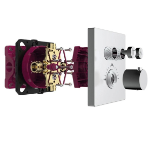 Смеситель для ванны и душа AQUAme AQM8801CR хром