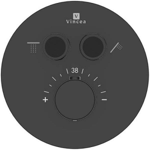 Смеситель для ванны и душа Vincea VSCV-322T-MMB черный