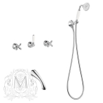 Смеситель для ванны Migliore Princeton Plus Ml.Prp-8018 Cr хром