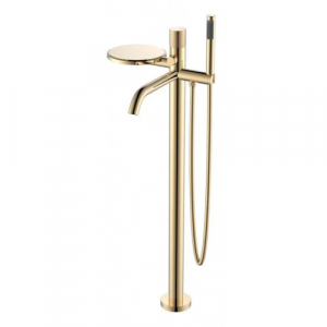 Смеситель для ванны напольный Boheme Stick 129-GG.2 Touch золото