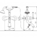 Смеситель для ванны напольный Cezares MARGOT-VDPS-02-M бронза ручка металл 