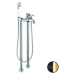 Смеситель для ванны напольный Emmevi Tiffany 600128NO черный золото