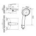 Смеситель для ванны Orange Alfi M18-300br бронза 