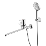 Смеситель для ванны с длинным изливом Lemark Minima LM3851C