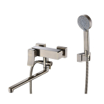  Смеситель для ванны с длинным изливом Wasserkraft Exter 1602L 