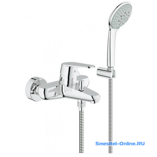 Фото Смеситель для ванны с душевым гарнитуром Grohe Eurodisc Cosmopolitan 33395002