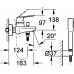 Смеситель для ванны с душевым гарнитуром Grohe Eurosmart Cosmopolitan 32832000  